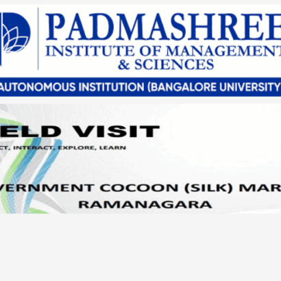 Field Visit : Government Cocoon Silk Market Ramanagara :12-07-2024