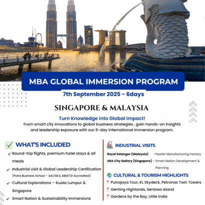 MBA Global Immersion Program 2025: Singapore & Malaysia