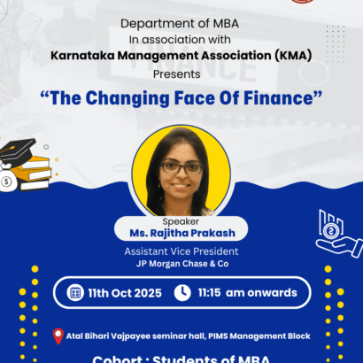 The Changing Face of Finance: An Inspiring Session at PIMS