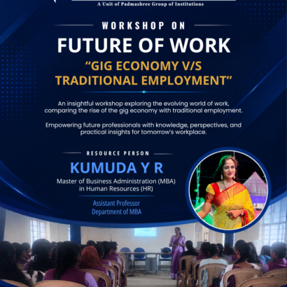 Workshop on future of work “GIG Economy v/s Traditional Employment”