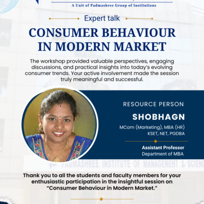 CONSUMER BEHAVIOUR IN MODERN MARKET